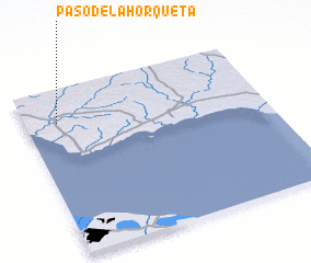 3d view of Paso de la Horqueta