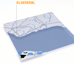 3d view of El General