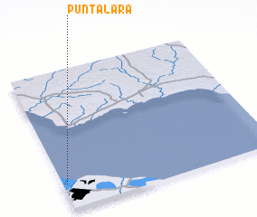 3d view of Punta Lara