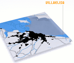 3d view of Villa Elisa