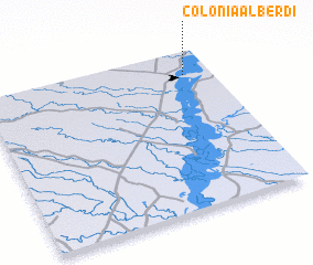 3d view of Colonia Alberdi