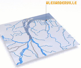 3d view of Alexanderville