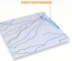 3d view of Puerto Esperanza