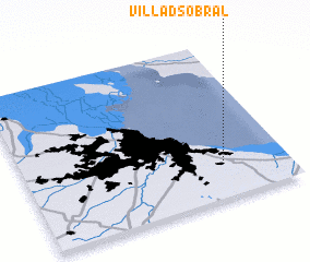 3d view of Villa D. Sobral