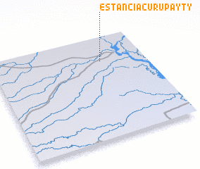 3d view of Estancia Curupayty