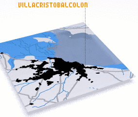 3d view of Villa Cristóbal Colón