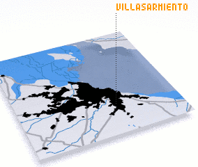 3d view of Villa Sarmiento