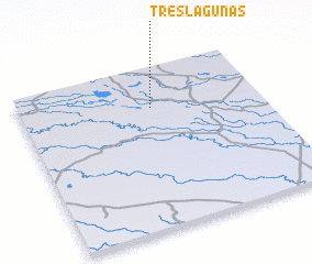 3d view of Tres Lagunas