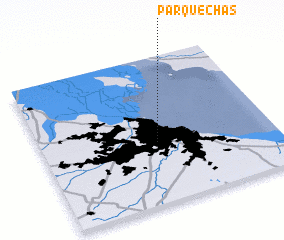 3d view of Parque Chas