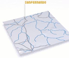 3d view of San Fernando