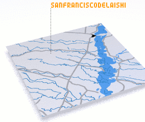 3d view of San Francisco de Laishí