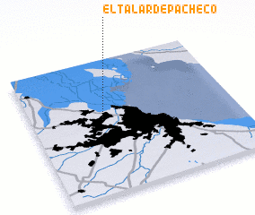 3d view of El Talar de Pacheco