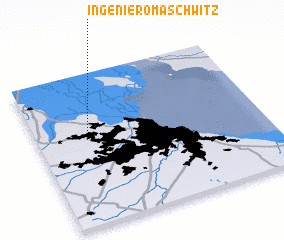 3d view of Ingeniero Maschwitz