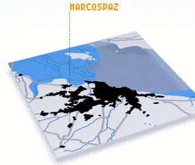 3d view of Marcos Paz