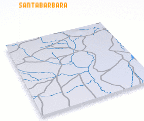 3d view of Santa Bárbara