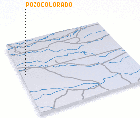 3d view of Pozo Colorado