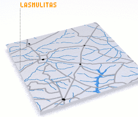 3d view of Las Mulitas