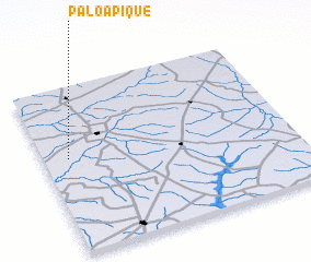 3d view of Palo a Pique