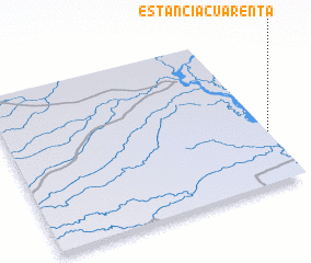 3d view of Estancia Cuarenta