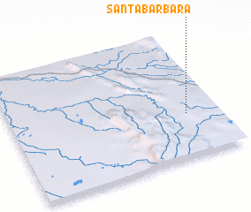 3d view of Santa Bárbara