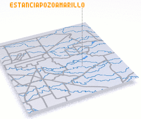 3d view of Estancia Pozo Amarillo