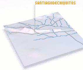 3d view of Santiago de Chiquitos