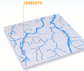 3d view of São Bento