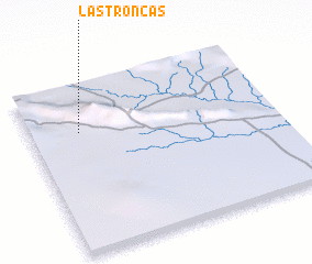 3d view of Las Troncas