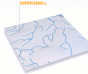 3d view of Surprise Hill