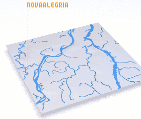 3d view of Nova Alegria