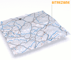 3d view of Aït Meziane