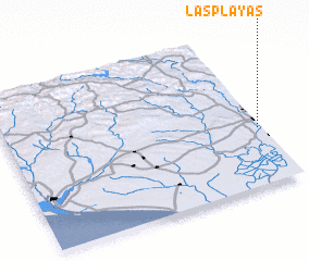 3d view of Las Playas