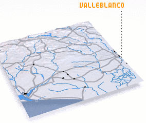 3d view of Valle Blanco