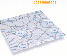 3d view of Los Barrancos