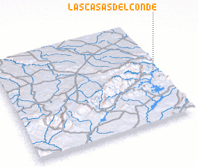 3d view of Las Casas del Conde