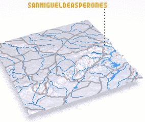 3d view of San Miguel de Asperones