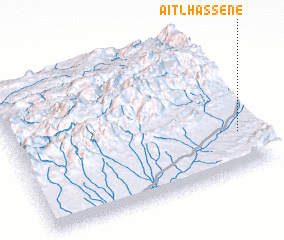 3d view of Aït Lhassene