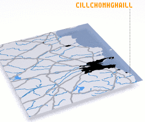 3d view of Cill Chomhghaill
