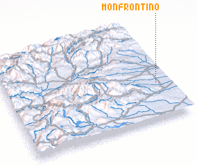 3d view of Monfrontino