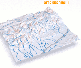 3d view of Aït Akka Ou Ali