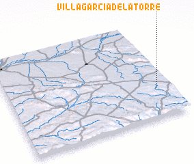 3d view of Villagarcía de la Torre