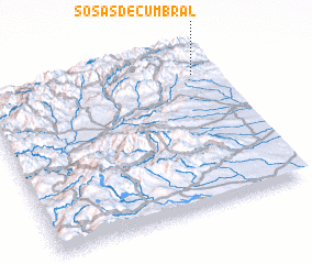 3d view of Sosas de Cumbral