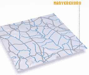 3d view of Manyérékoro