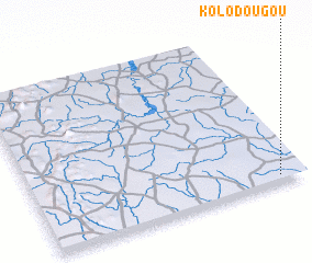 3d view of Kolodougou