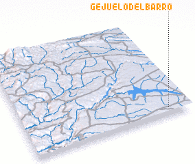 3d view of Gejuelo del Barro