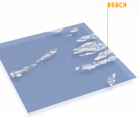 3d view of Beach