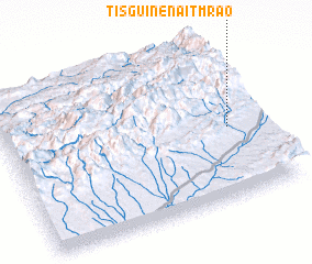 3d view of Tisguine nʼAït MʼRao