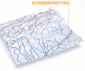 3d view of Aït Haddou nʼAït Youl