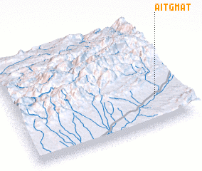 3d view of Aït Gmat