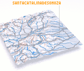 3d view of Santa Catalina de Somoza